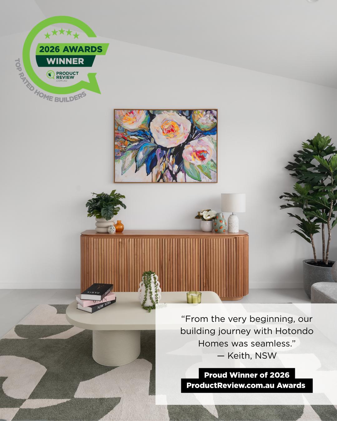 Award-winning home builder recognition in Australia